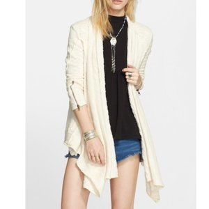 Free People In the Loop Cardigan, Cream, Size M